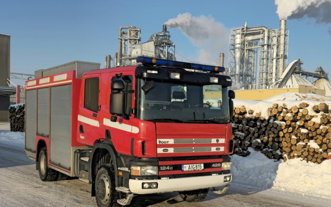 „Homanit Lietuva“ investuoja į saugumą – autoparką papildė modernus gaisrinis automobilis