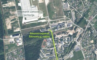 „HOMANIT LIETUVA“ INVESTUOJA Į ŠILTNAMIŲ GATVĖS REKONSTRUKCIJĄ PAGIRIUOSE